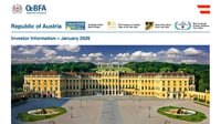 Front page of report 'Republic of Austria - Investor Information 2026'
