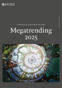 Front page of report 'Megatrending 2025'