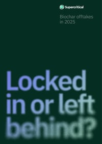 Front page of report 'Biochar offtakes in 2025'