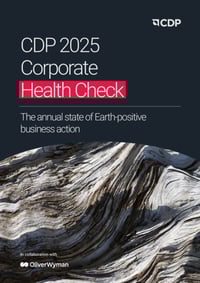 Front page of report 'CDP 2025 Corporate Health Check'