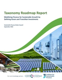 Front page of report 'Taxonomy Roadmap Report'