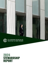 Front page of report '2024 Stewardship Report'