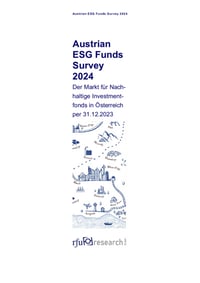 Front page of report 'Austrian ESG Funds Survey 2024'