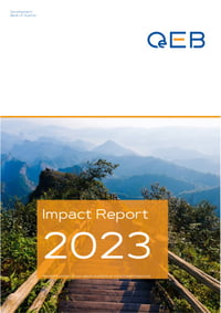 Front page of report 'OeEB - Impact Report'