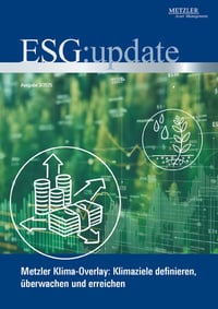 Front page of report 'ESG:update'