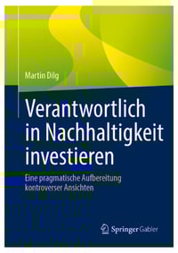 Front page of report 'Verantwortlich in Nachhaltigkeit investieren'