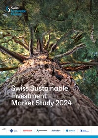 Front page of report 'Swiss Sustainable Investment Market Study 2024'