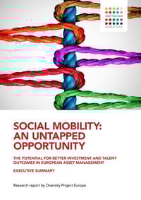 Front page of report 'SOCIAL MOBILITY: AN UNTAPPED OPPORTUNITY'