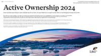 Front page of report 'Active Ownership 2024'