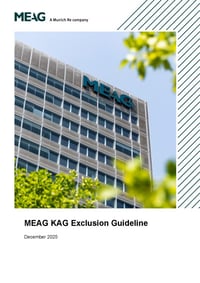Front page of report 'MEAG Exclusion Policy'