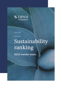 Front page of report 'Sustainability ranking OECD member states'