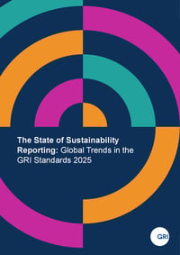 Front page of report 'The State of Sustainability Reporting'