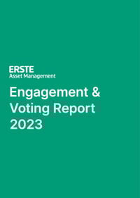 Front page of report 'Engagement & Voting Report 2023'