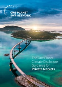 Front page of report 'The One Planet Climate Disclosure Guidance for Private Markets'