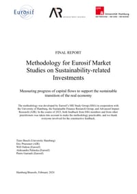 Front page of report 'Methodology for Eurosif Market Studies on Sustainability-related Investments'