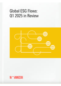 Front page of report 'Global Sustainable Fund Flows in Q1/2025'