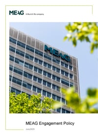 Front page of report 'MEAG Engagement Policy'