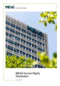 Front page of report 'MEAG Human Rights Declaration'