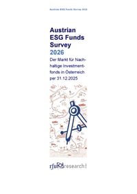 Front page of report 'Austrian ESG Funds Survey 2026'
