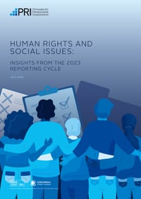 Front page of report 'HUMAN RIGHTS AND SOCIAL ISSUES'