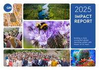 Front page of report 'GRI 2025 Impact Report'