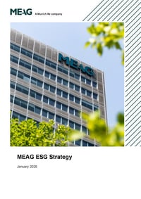 Front page of report 'MEAG ESG Strategy'