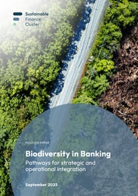 Front page of report 'Biodiversity in Banking'