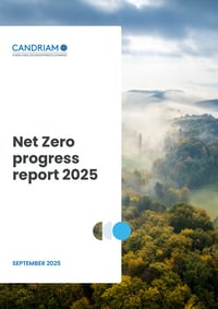Front page of report 'Net Zero progress report 2025'
