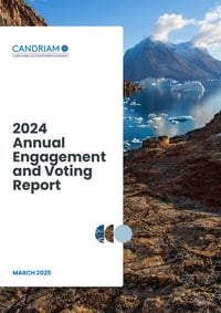 Front page of report '2024 Annual Engagement and Voting Report'