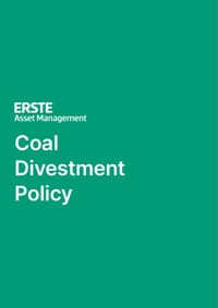 Front page of report 'Coal Divestment Policy'
