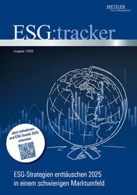 Front page of report 'ESG:tracker'