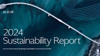 Front page of report '2024 Sustainability Report'