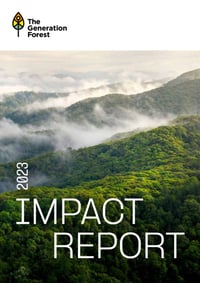 Front page of report 'The Generation Forest - Impact Report'