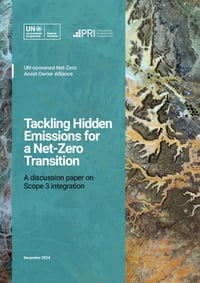 Front page of report 'Tackling Hidden Emissions for a Net-Zero Transition'