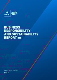 Front page of report 'Bajaj Auto Limited - BRSR'
