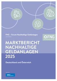 Front page of report 'Marktbericht Nachhaltige Geldanlagen'