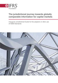 Front page of report 'The jurisdictional journey towards globally comparable information for capital markets'