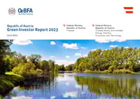 Front page of report 'Green Investor Report 2023'