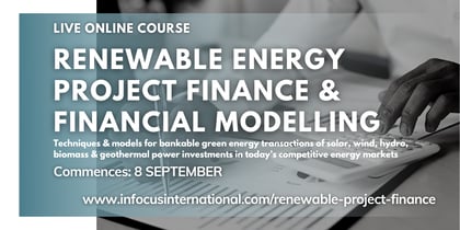 Cover for Renewable Energy Project Finance & Financial Modelling (Online Course)
