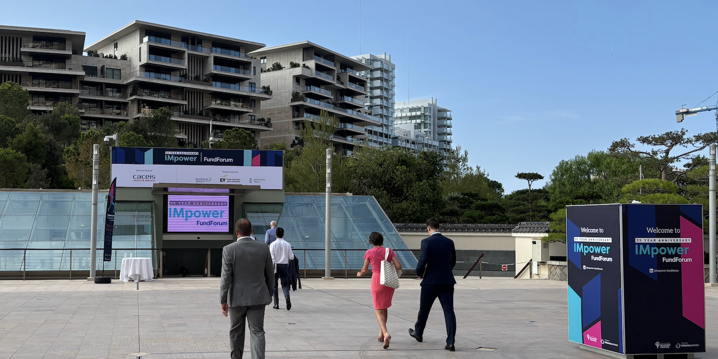 35th IMpower FundForum at Grimaldi Forum and changing skyline of Monaco