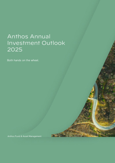 Front page of report 'Anthos Annual Investment Outlook 2025'