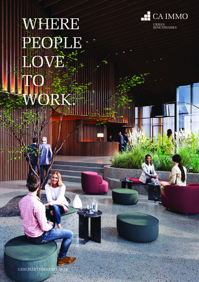 Front page of report 'CA Immo Annual Report 2024'